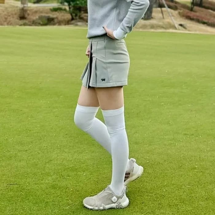 PXG 여성 윈터 플리츠 쇼트 기모팬츠 - gol487x - 1