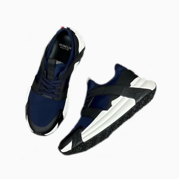 몽클레어 남성 네이비 스니커즈 - Moncler Mens Navy Sneakers - mo… - 1