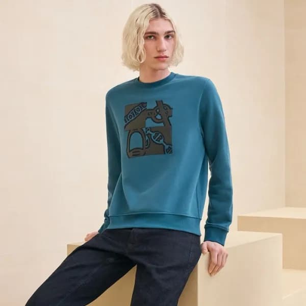 에르메스 남성 라운드 맨투맨 - Hermes Mens Round Tshirts - hec2… - 1