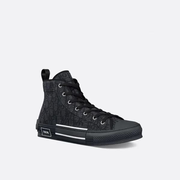 디올 남/녀 오블리크 하이탑 스니커즈 - Dior Unisex Oblique High-to… - 1