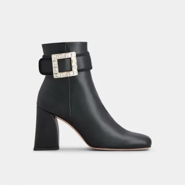 로저비비에 여성 첼시 비브 버클 부츠 - Roger Vivier Womens Black B… - 1