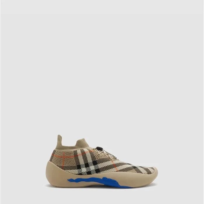 버버리 남성 체크 넵튠 스니커즈 - Burberry Mens Neptune Sneakers… - 1