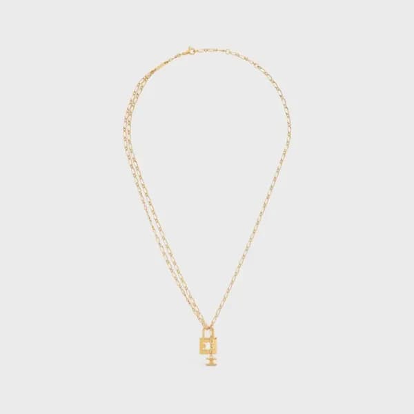 셀린느 여성 트리옹프 락 네크리스 - Celine Womens Triomphe Neckla… - 1