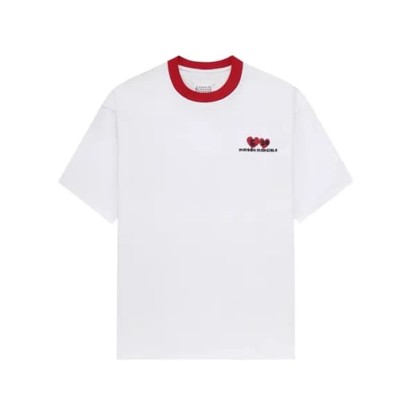 메종 마르지엘라 남성 라운드 반팔 티셔츠 - Maison Margiela Mens Roun… - 1
