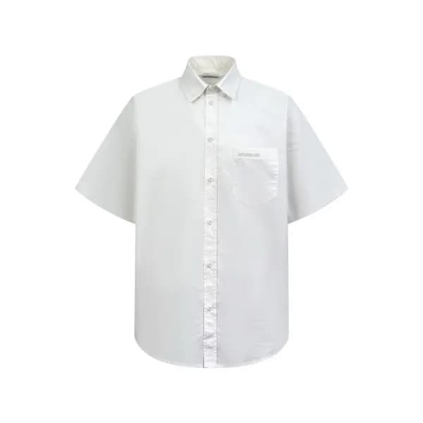 발렌시아가 남성 반팔 셔츠 - Balenciaga Mens Basic Shirts - ba… - 1