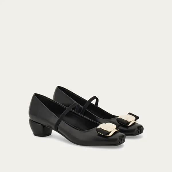 페라가모 여성 바라 발레리나 구두 - Salvatore Ferragamo Womens Va… - 1