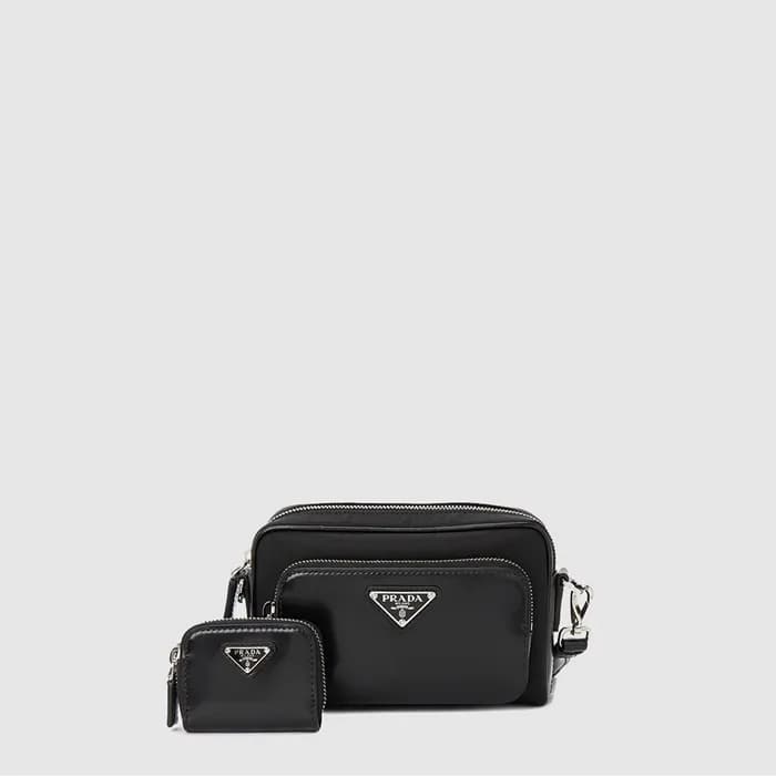 프라다 남성 리나일론 브러시드 가죽 숄더백 2VH172 - Prada Mens Re-Nyl… - 1