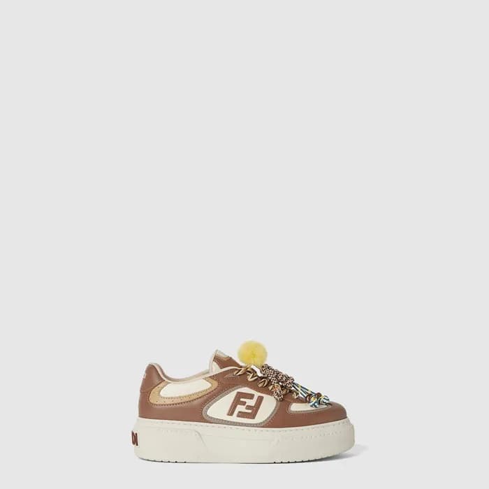 펜디 여성 매치 로우탑 플랫폼 참 슈즈 - Fendi Match Low-Top Platfo… - 1