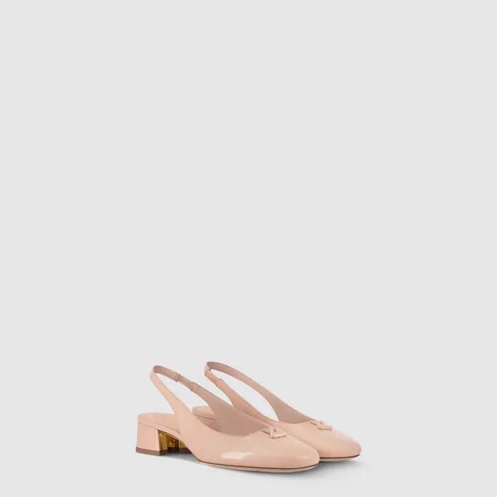 루이비통 여성 스윙 슬링백 펌프스 - Louis Vuitton Swing Slingback… - 1