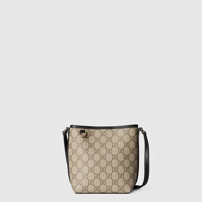 구찌 여성 GG 엠블럼 나노 버킷백 - Gucci Womens GG Emblem Nano … - 1
