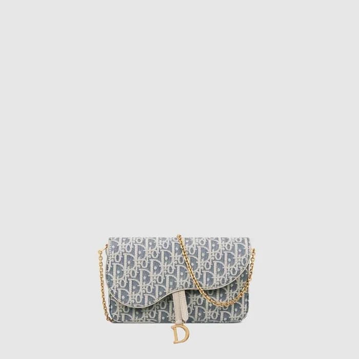디올 여성 새들 미디엄 체인 파우치 - Dior Womens Saddle Medium Ch… - 1