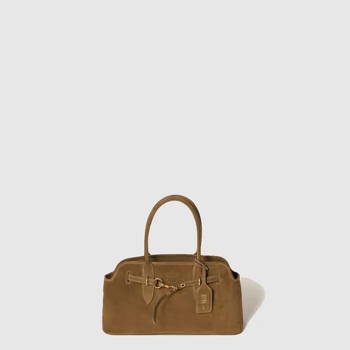 미우미우 여성 스웨이드 아방뛰르 백 - Miumiu Womens Suede Avanture… - 1