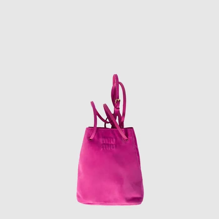 미우미우 여성 스웨이드 파우치 - Miumiu Womens Suede Pouch - mib… - 1