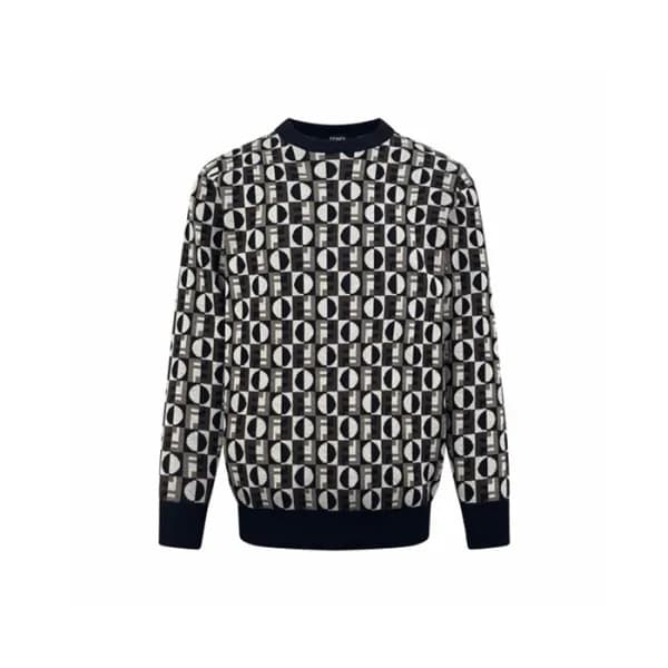 펜디 남성 라운드 스웨터 - Fendi Mens Round Sweater - fec8805… - 1