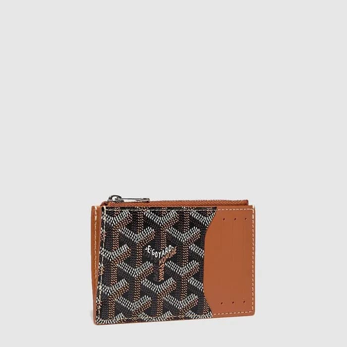 고야드 남/녀 부르봉 지퍼 카드 홀더 - Goyard Unisex Bourbon Zippe… - 1