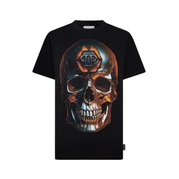 필립플레인 남성 라운드 반팔티 - Philipp-plein Mens Round Tshirt… - 1