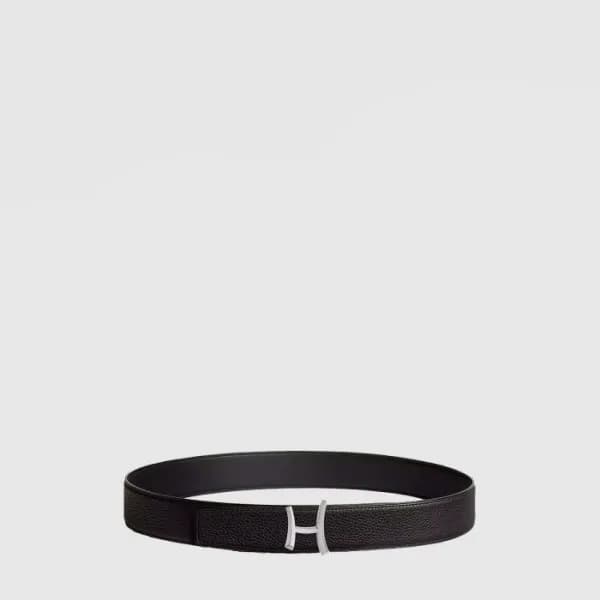 에르메스 남성 리버서블 가죽 스트랩 벨트 - Hermes Mens Reversible Le… - 1