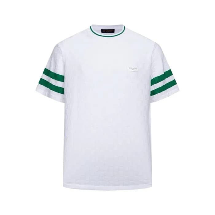 루이비통 남성 라운드 반팔 티셔츠 - Louis vuitton Mens Round Tshi… - 1
