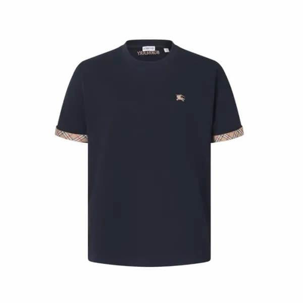 버버리 남성 라운드 반팔 티셔츠 - Burberry Mens Round Tshirt - b… - 1