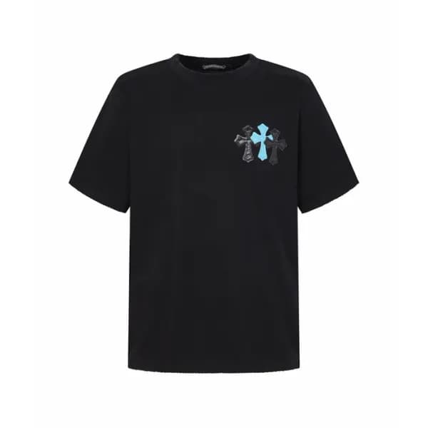크롬하츠 남성 라운드 반팔티 - Chrom Hearts Mens Round Tshirt -… - 1