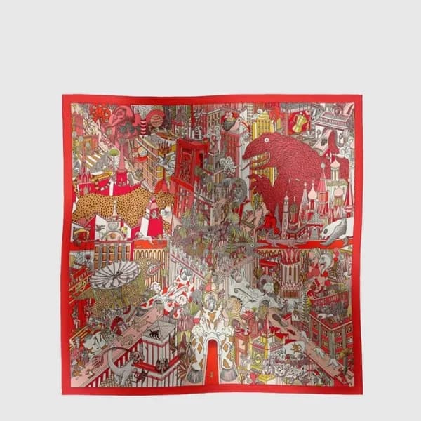 에르메스 여성 애니마폴리스 숄 - Hermes Womens Animapolis Shawl … - 1