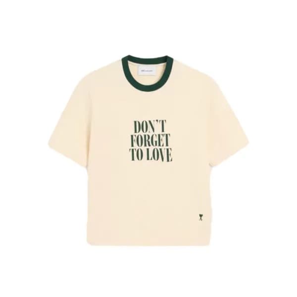 아미 남/녀 오버사이즈 티셔츠 - Ami Unisex Oversized Tshirt - amc16955x
