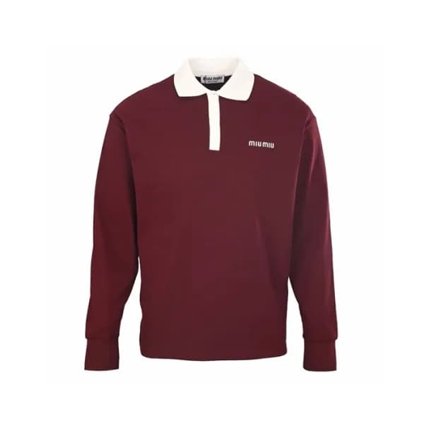미우미우 남성 폴로 긴팔티 - Miumiu Mens Polo Tshirt - mic17326x