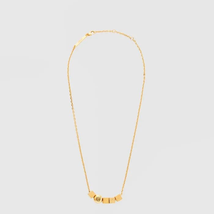 로에베 여성 페블 큐브 네크리스 - Loewe Womens Pebble Cube Necklace - acc10006x - 1
