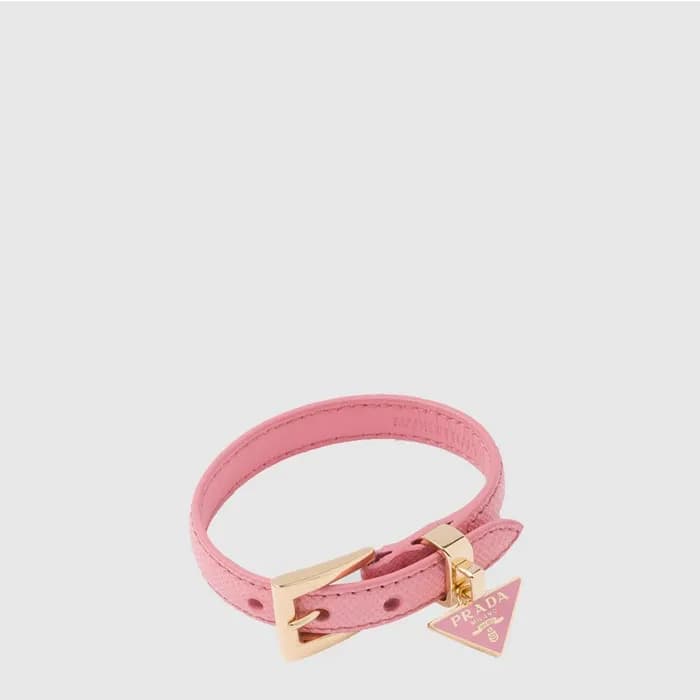 프라다 여성 사피아노 가죽 브레이슬릿 - Prada Womens Saffiano Leather Bracelet - acc10273x - 1