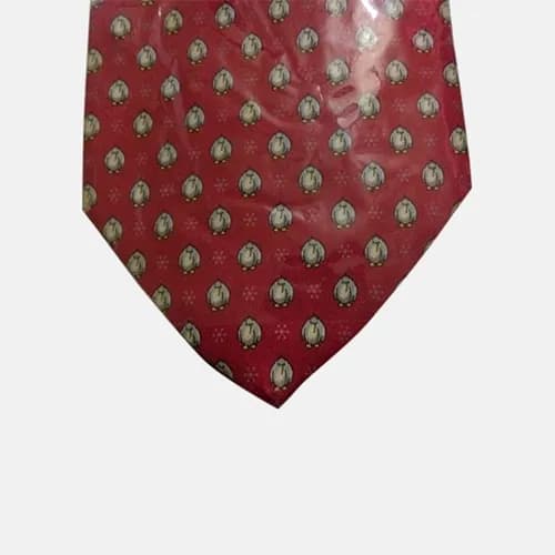 FERRAGAMO MENS NECKTIE RED - 페레가모 남성용 넥타이 레드 - 1