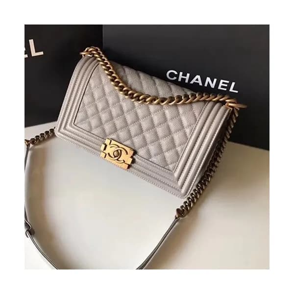Chanel Leboy Chain Shoulder Bag,25CM - 샤넬 르보이 체인 숄… - 1