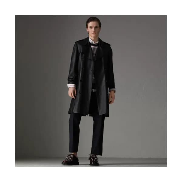 [미러급] BURBERRY 2018 MENS LEATHER TRENCH COAT - 버버리… - 1