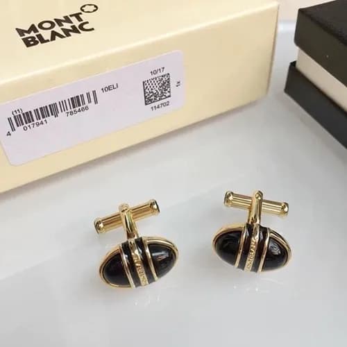 MONTBLANC MENS YELLOW GOLD CUFFS - 몽블랑 남성용 … - 1
