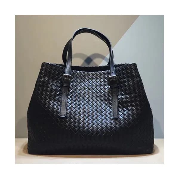 Bottega Veneta Leather Black Women Tote Bag,39cm -… - 1