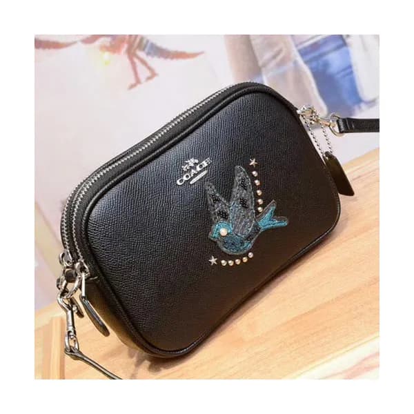 Coach 2018 Leather Shoulder Bag,19cm - 코치 2018 레더 … - 1