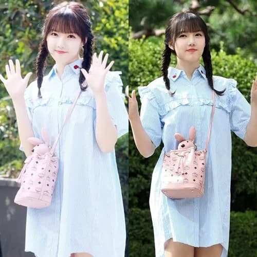 MCM Visetos Leather Shoulder Bag,18cm - 엠씨엠 여성용 비세… - 1