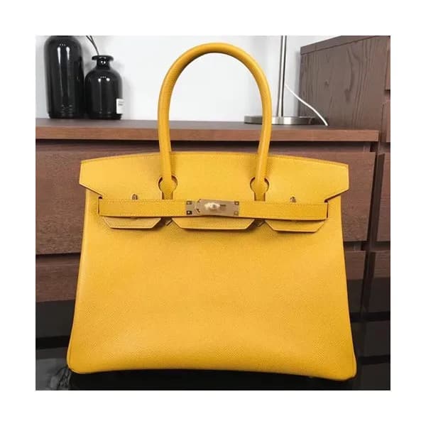 Hermes Birkin Epsom Leather Tote Shoulder Bag ,30c… - 1
