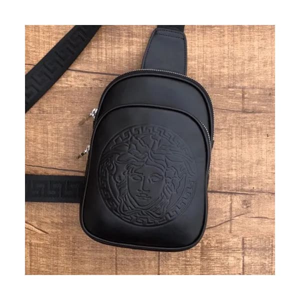 Versace 2018 Leather Hip Sack ,25CM - 베르사체 2018 레… - 1