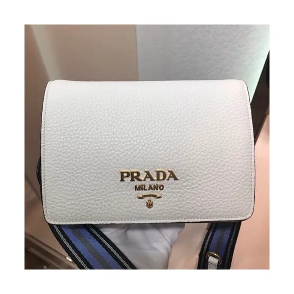 Prada 2018 Leather Vitello Shoulder Cross Bag,20CM… - 1