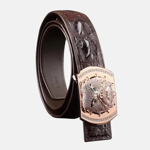 Stefano Ricci 2019 Mens Embellished Satin Buckle L… - 1