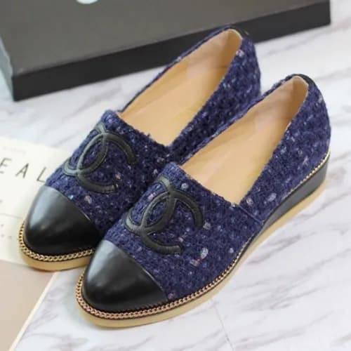 Chanel 2018 Ladies Classic CC Logo Plat Shoes - 샤넬… - 1