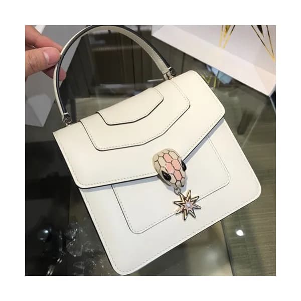 Bvlgari Serpenti Forever Tote Shoulder Bag,18CM - … - 1