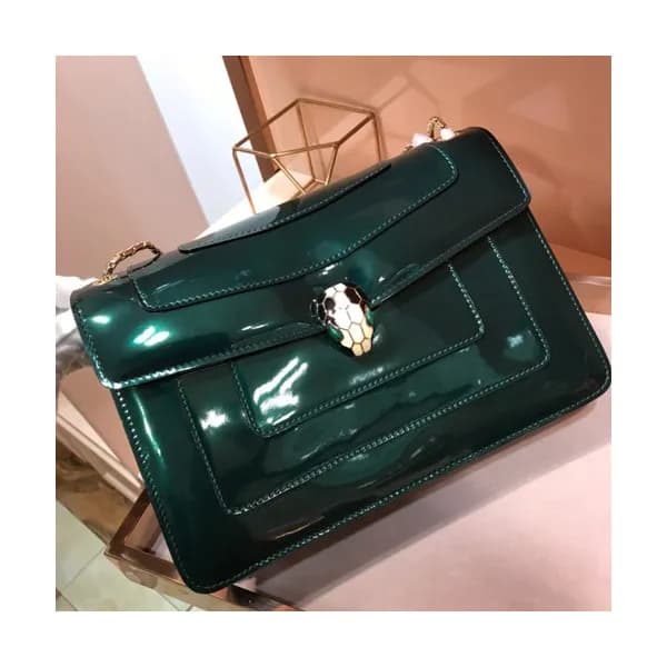 Bvlgari Serpenti Forever Chain Shoulder Bag,28CM -… - 1