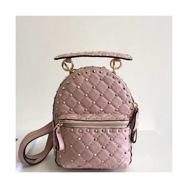 Valentino 2019 Leather Garavani Ruckstud Spike Min… - 1