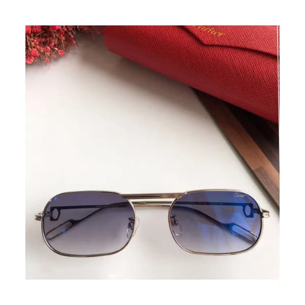 Cartier 2019 Mm/Wm Retro Metal Frame Sunglasses - … - 1