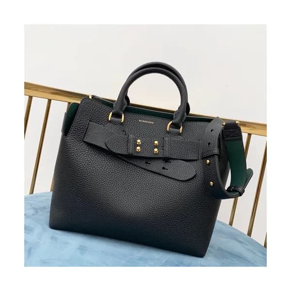 Burberry 2019 Leather Tote Shoulder Bag, 28cm - 버버… - 1