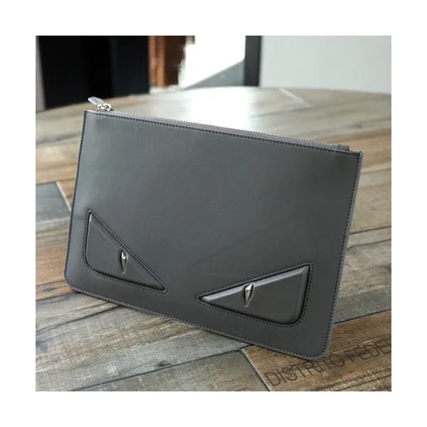 Fendi 2019 Leather Bag Bugs Clutch Bag ,29.5CM - 펜… - 1