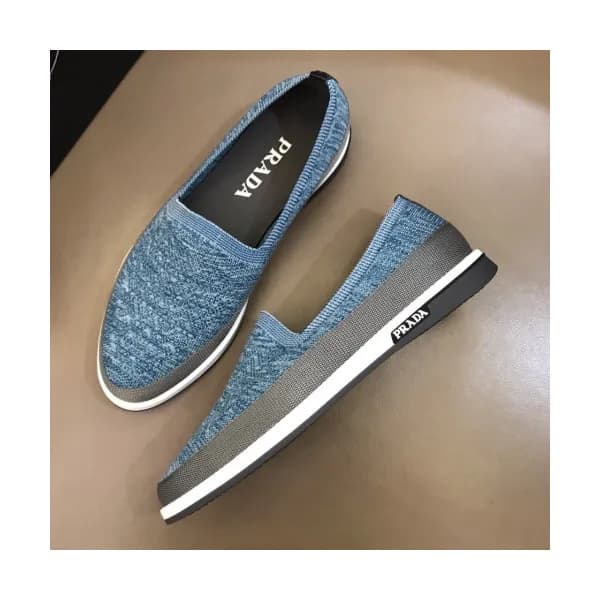Prada 2019 Mens Business Casual Logo Slip-on - 프라다… - 1