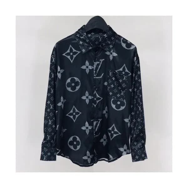 Louis vuitton 2019 Mens Initial Logo Silk Tshirt -… - 1