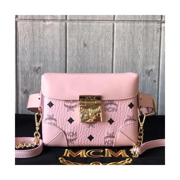 MCM Visetos 2019 Leather Belt Bag / Shoulder Bag,1… - 1